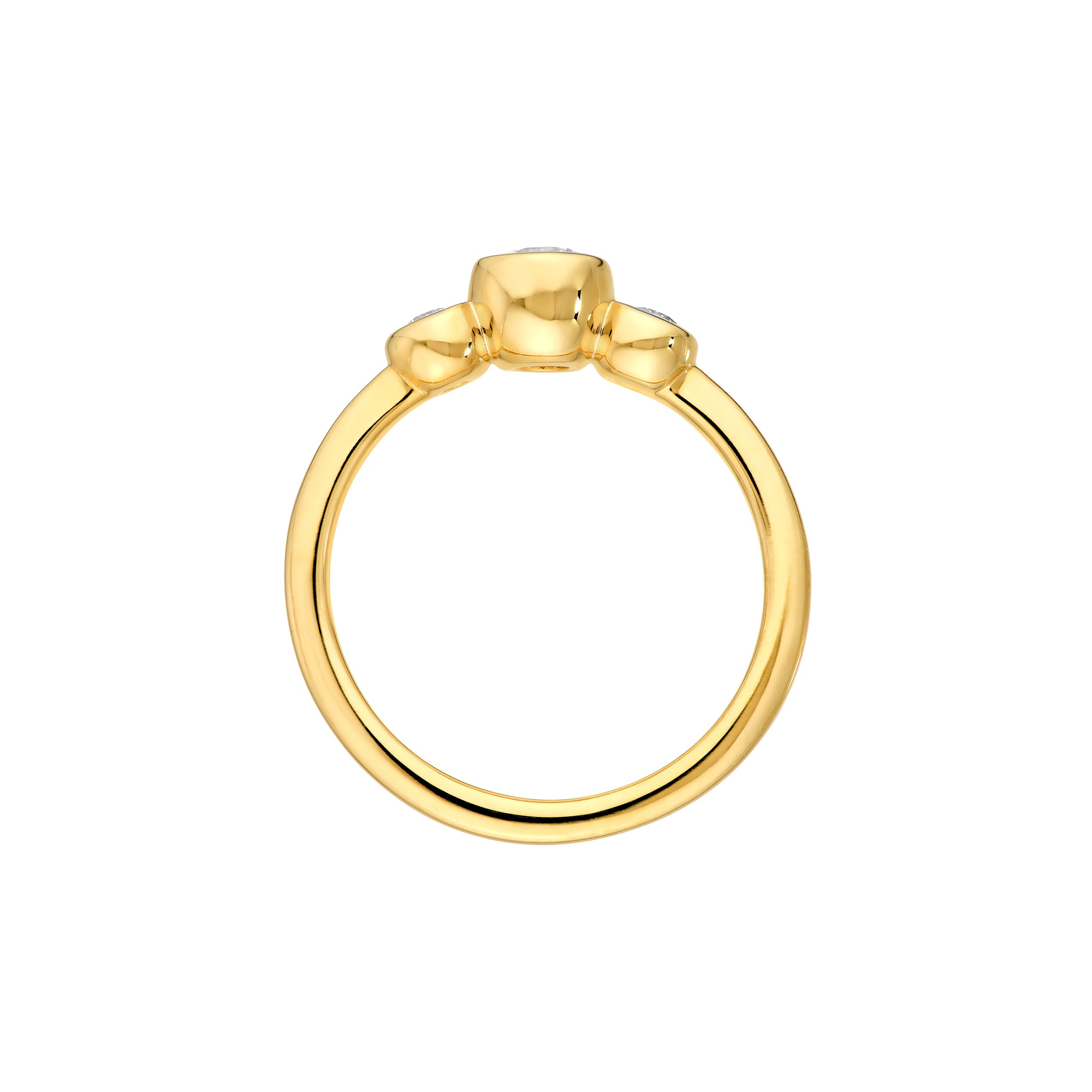 Diamond Trio Bubble Ring
