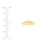 Diamond Trio Bubble Ring