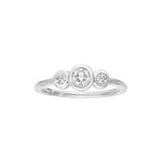Diamond Trio Bubble Ring