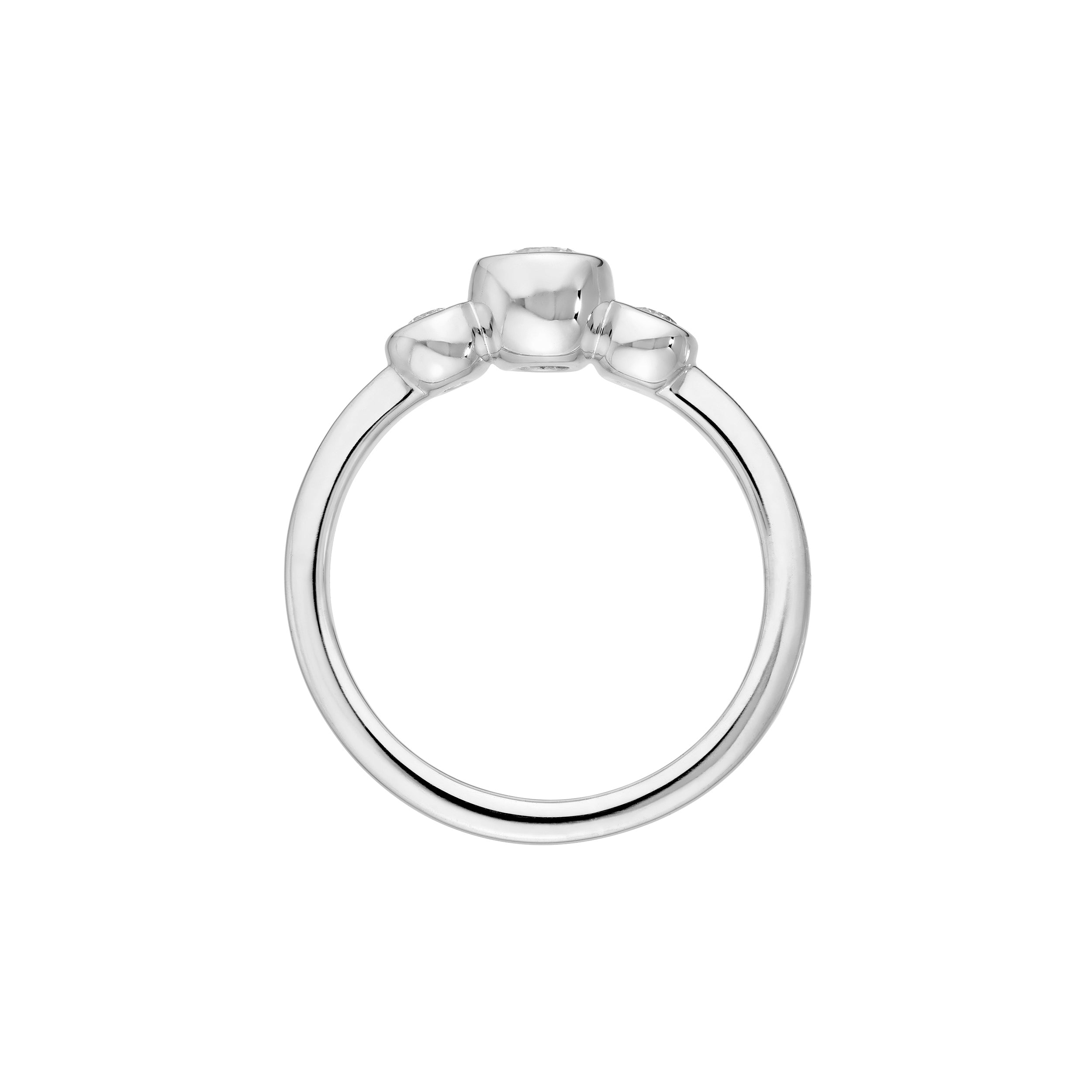 Diamond Trio Bubble Ring