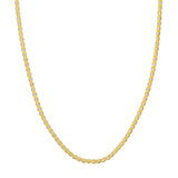 3.6mm Sterling Silver Two Tone Ice Chain [3 row]