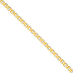 3.6mm Sterling Silver Two Tone Ice Chain [3 row]