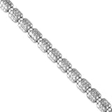 3.6mm Sterling Silver D/C Ice Chain [3 row]