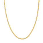 3.6mm Sterling Silver Two-Tone Ice Chain [4 row]
