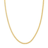 3.6mm Sterling Silver Two-Tone Ice Chain [4 row]