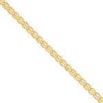 3.6mm Sterling Silver Two-Tone Ice Chain [4 row]