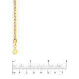 3.6mm Sterling Silver Two-Tone Ice Chain [4 row]