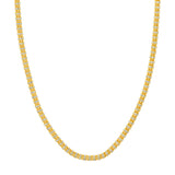 4.85mm Sterling Silver Two Tone Ice Chain [5 row]