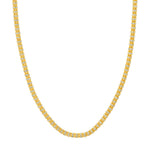 4.85mm Sterling Silver Two Tone Ice Chain [5 row]