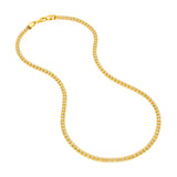 4.85mm Sterling Silver Two Tone Ice Chain [5 row]