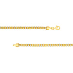 4.85mm Sterling Silver Two Tone Ice Chain [5 row]