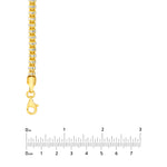 4.85mm Sterling Silver Two Tone Ice Chain [5 row]