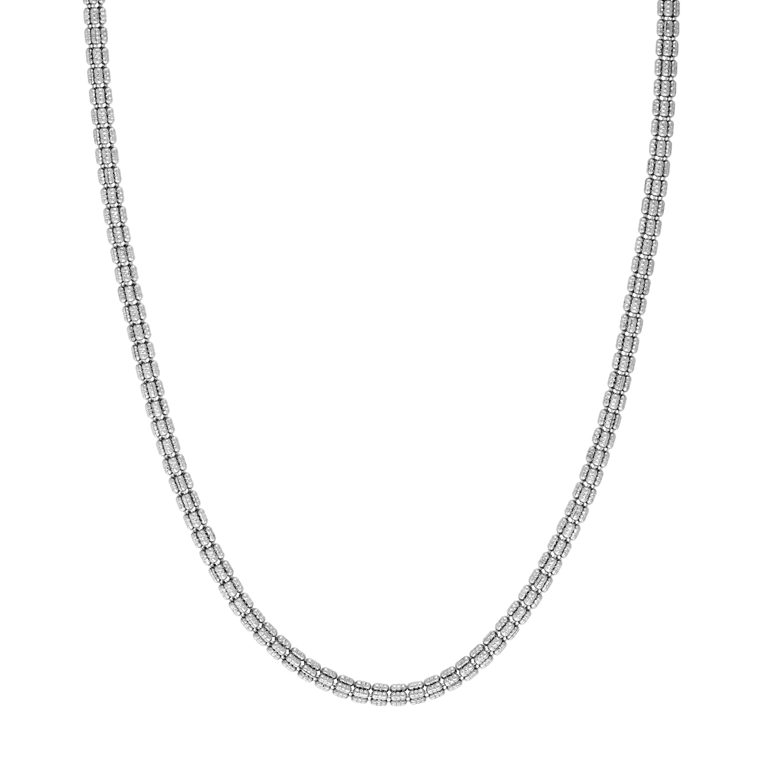 4.85mm Sterling Silver Ice Chain [5 row]