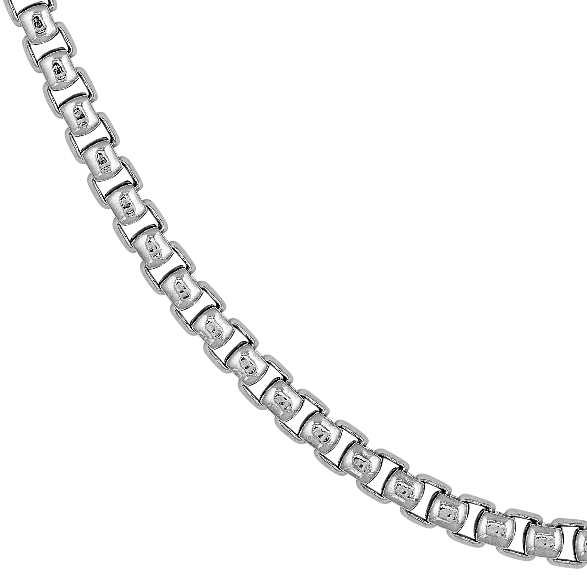 3.3mm Sterling Silver Round Box Chain