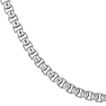 4mm Sterling Silver Round Box Chain