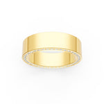 5/8tcw Cigar Diamond Pinky Ring