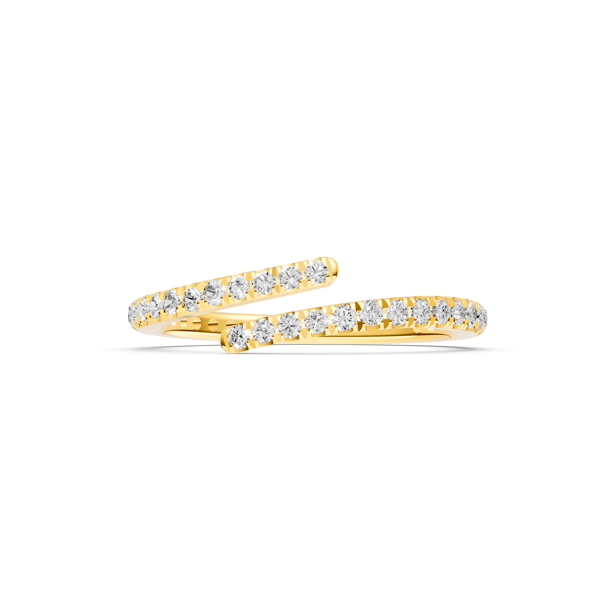 3/8tcw Diamond Pavé Wrap Ring