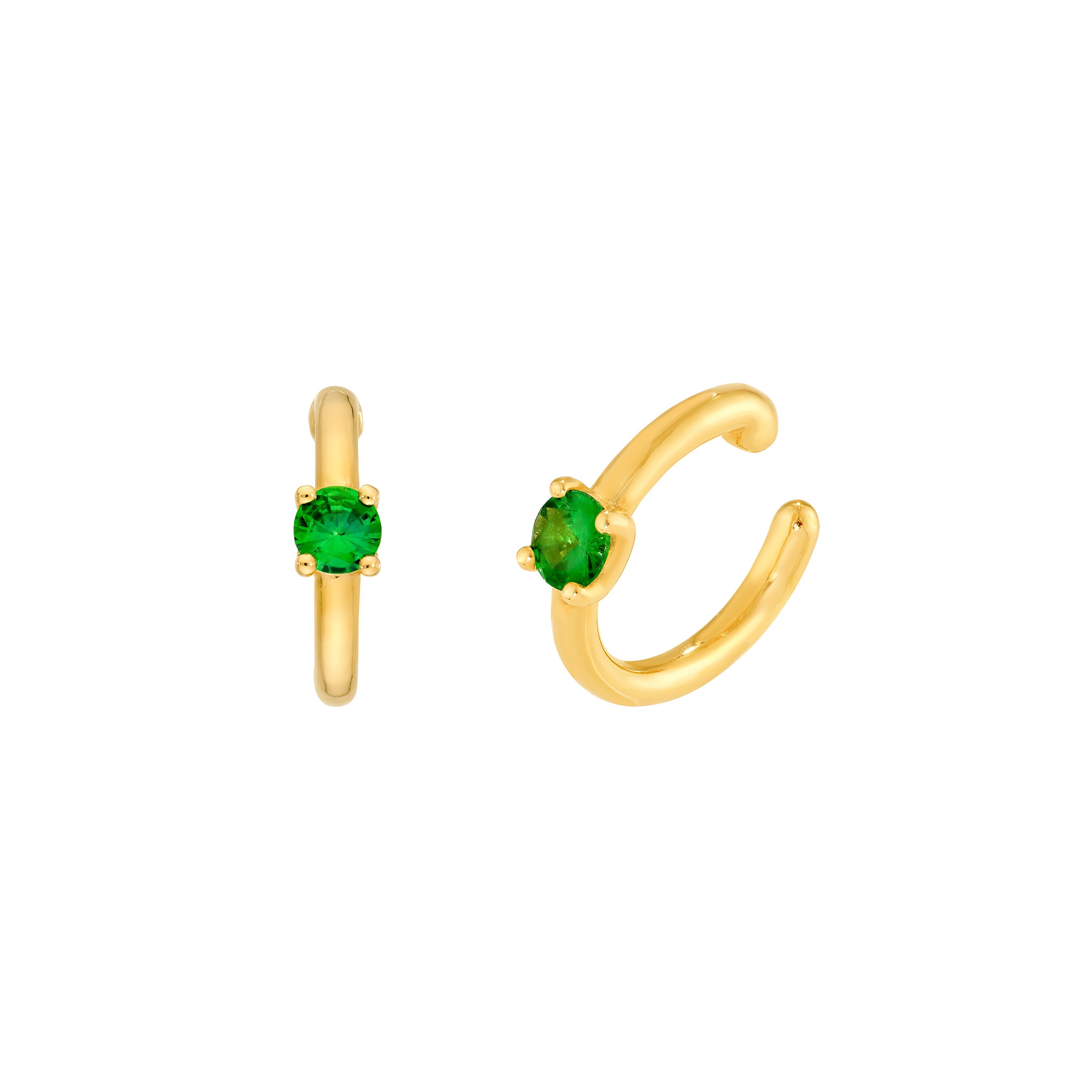Tsavorite Ear Cuff