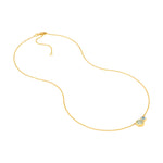 Toi et Moi Necklace (Green Amethyst & Sky Blue)