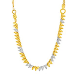 Crescent Leaf Convertible Necklace