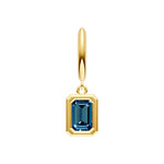 Emerald London Blue Drop Earrings