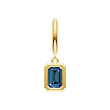 Emerald London Blue Drop Earrings