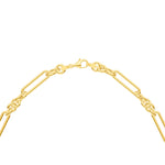 3/4tcw RD Pink Morganite 5+1 Link Necklace