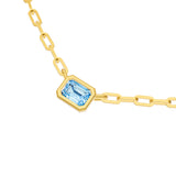 Emerald Sky Blue Forzentina Necklace