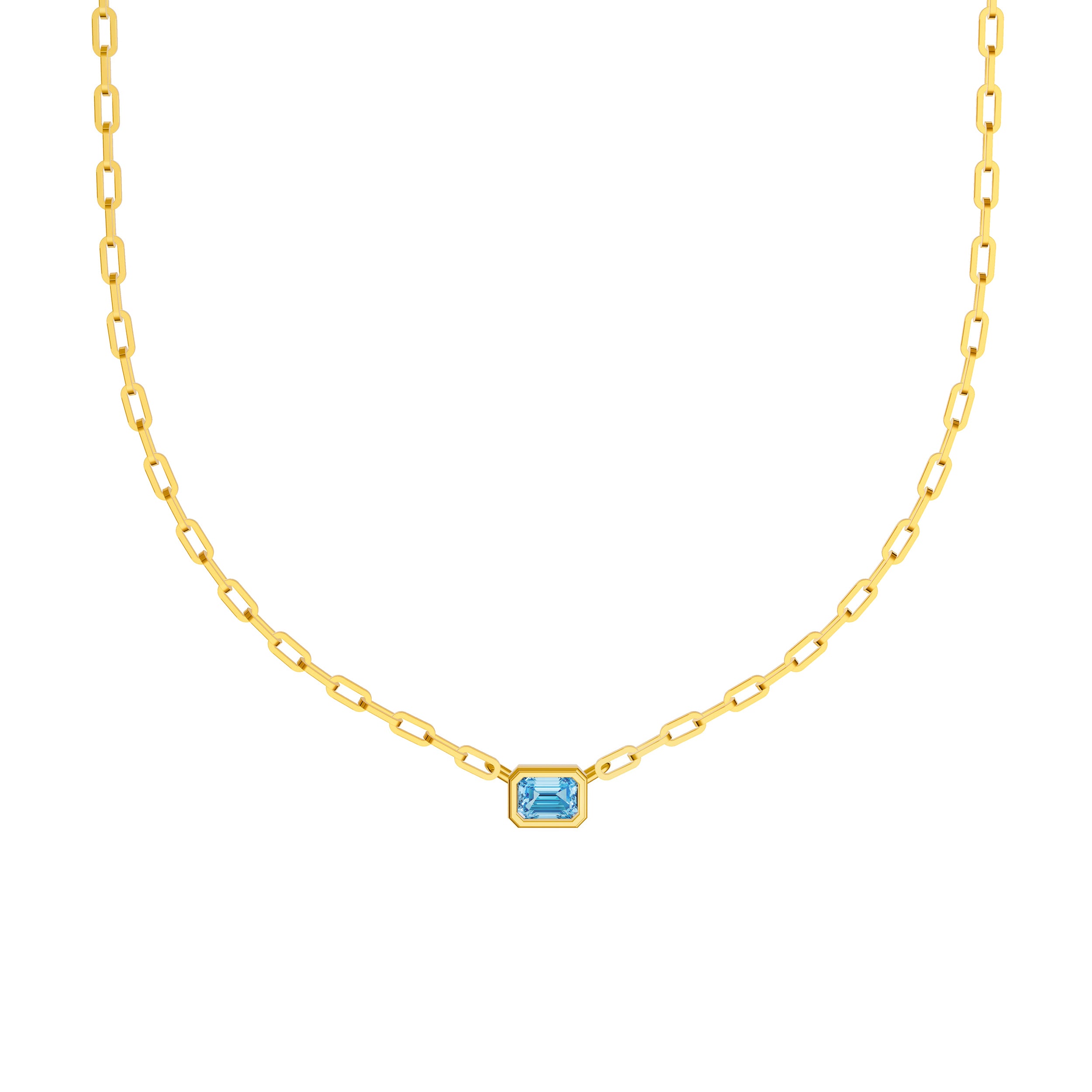 Emerald Sky Blue Forzentina Necklace