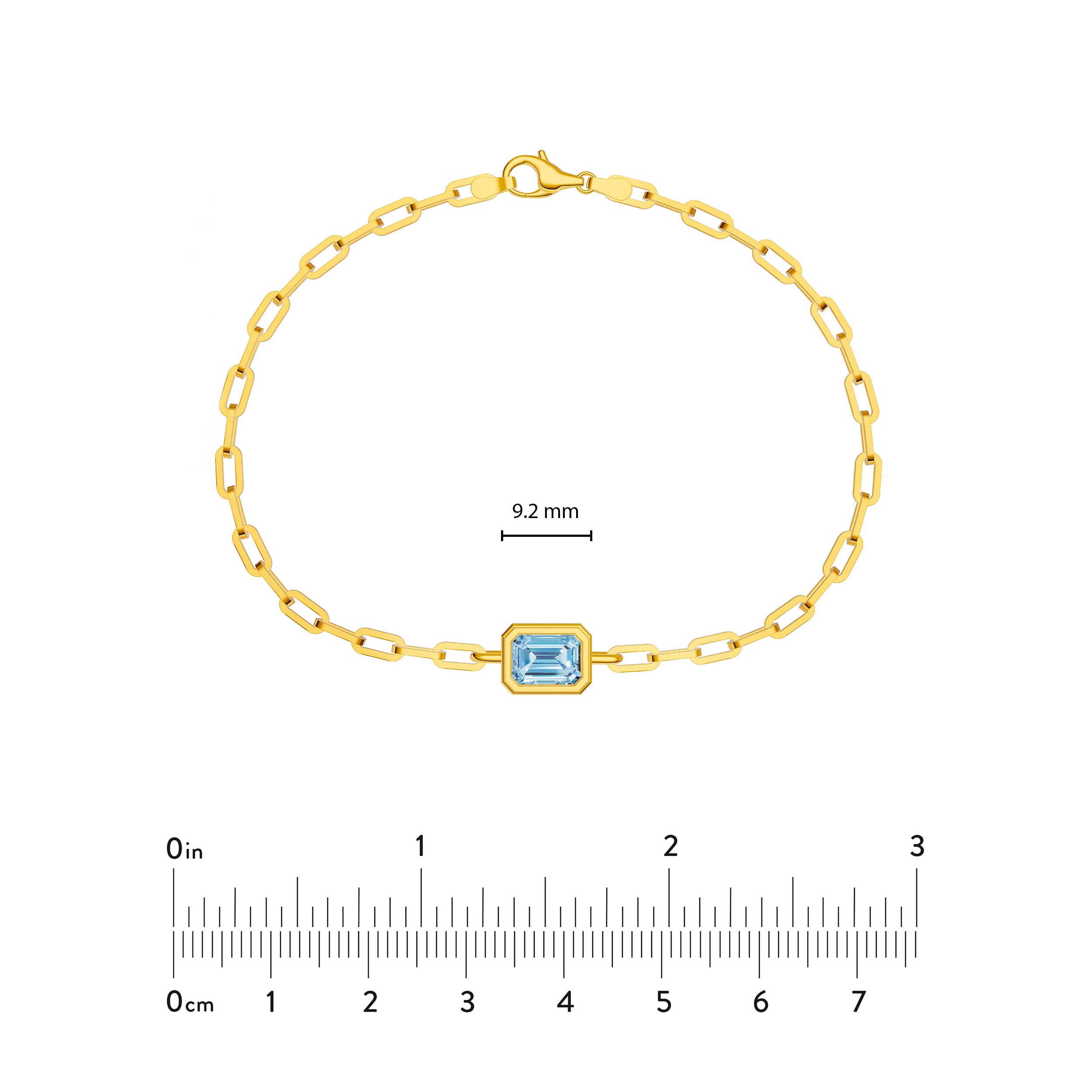 Emerald Sky Blue Forzentina Bracelet
