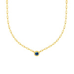 Round London Blue Forzentina Necklace