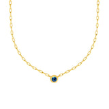 Round London Blue Forzentina Necklace