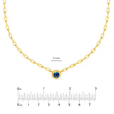 Round London Blue Forzentina Necklace