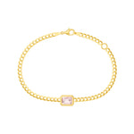 Emerald Pink Morganite Forzentina Bracelet