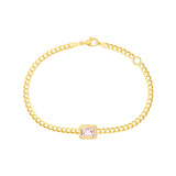Emerald Pink Morganite Forzentina Bracelet