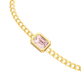 Emerald Pink Morganite Forzentina Bracelet