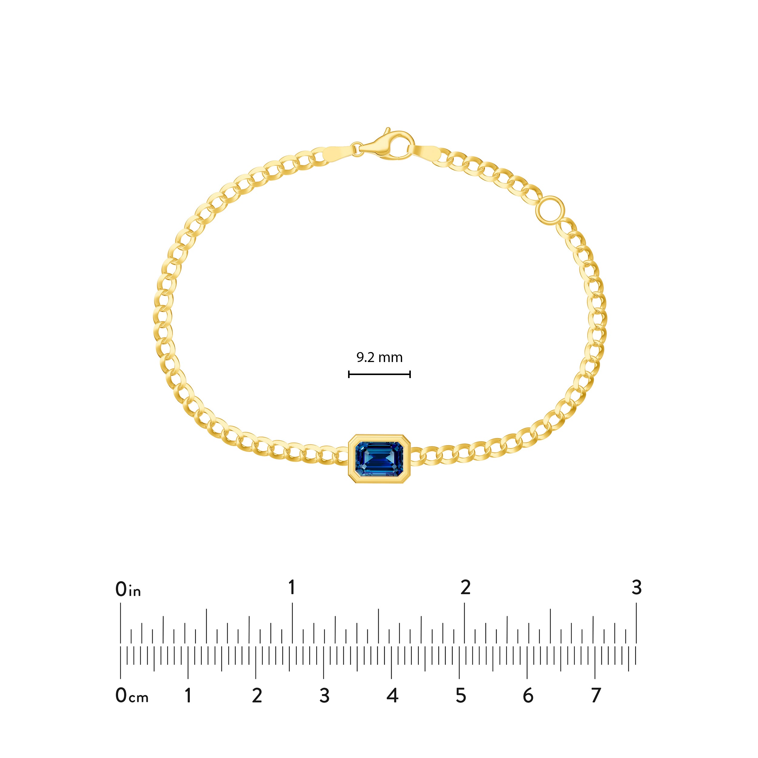 Emerald London Blue Forzentina Bracelet