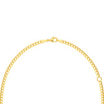 Oval Citrine Curb Necklace