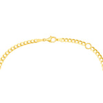 Oval Citrine Curb Bracelet