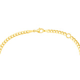 Oval Citrine Curb Bracelet