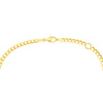 Oval Sky Blue Curb Bracelet
