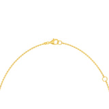 Pear Sky Blue Station Necklace