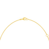 Pear Mixed Stone Station Necklace