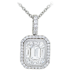 Pendant in 18k Gold with Diamonds