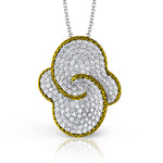 Pendant in 18k Gold with Diamonds