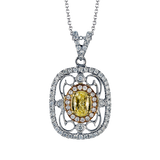 Pendant in 18k Gold with Diamonds