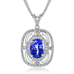 Color Pendant in 18k Gold with Diamonds