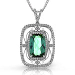 Color Pendant in 18k Gold with Diamonds