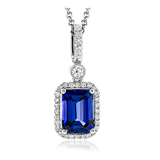 Color Pendant in 18k Gold with Diamonds