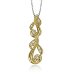Pendant in 18k Gold with Diamonds